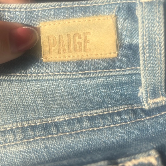 EUC PAIGE Jimmy Jimmy Crop Jeans in Whitley Size 26 waist 36 - Picture 9 of 9